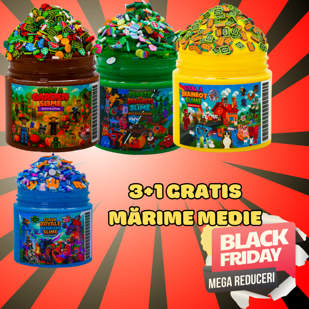 3 ROBLOX SLIME+CLASH ROYALE & BRAWL STARS GRATIS